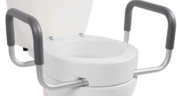 Vive Toilet Seat Riser with Handles